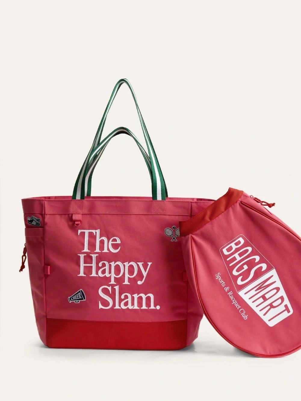 NWT Bagsmart Advantage 25L Tennis Tote in Paris Red
